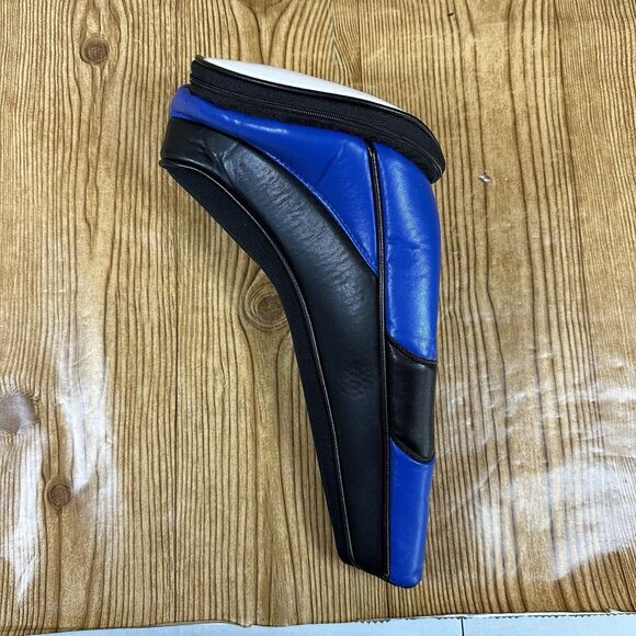 Creative Covers Golf Driver Headcover Zip Top for Tees Divot Tool Blue And White - Picture 15 of 16